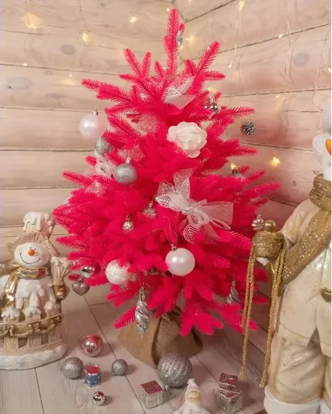 Изображение товара Ель искусственная National Tree Company Тиффани / ТФ/РЗ-80 (80см, розовый)