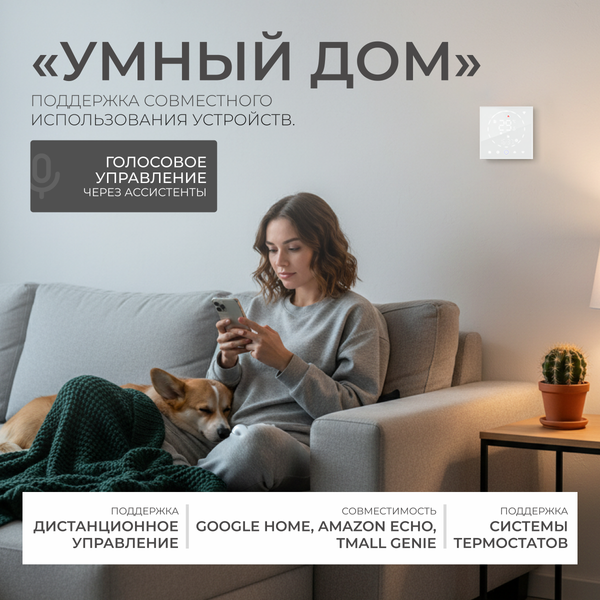Изображение товара Терморегулятор для климатической техники Sundays Home 241125017 (белый)