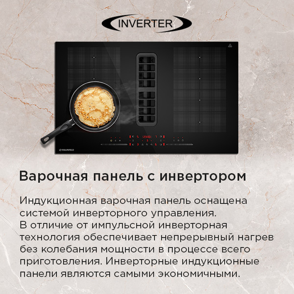 Изображение товара Индукционная варочная панель Maunfeld MIHC834SF2BK
