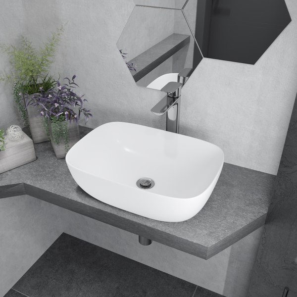 Изображение товара Умывальник Lauter 21493A + клапан 21190G + сифон 21635G (золото)