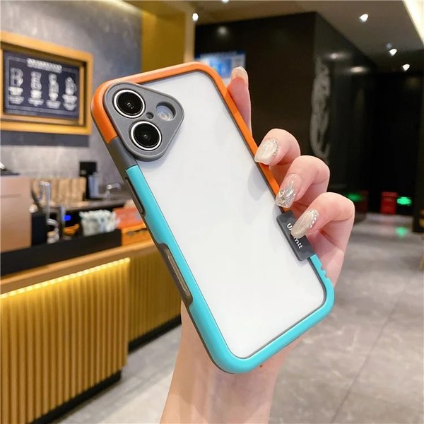 Изображение товара Чехол-накладка G-Case Для iPhone 16 / 6601110762A (голубой/оранжевый)