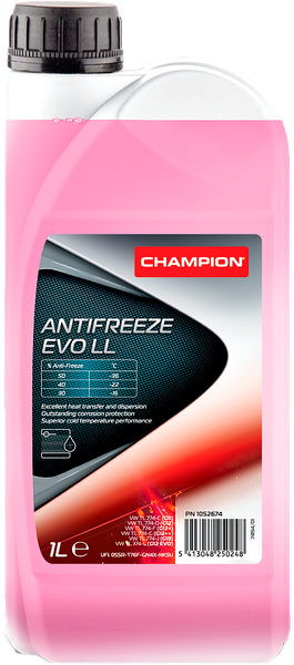 Изображение товара Антифриз Champion AntiFreeze Evo LL Концентрат / 1052674 (1л)