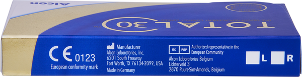 Изображение товара Комплект контактных линз Alcon Total 30 Sph-8.50 R8.4 D14.2 (3шт)