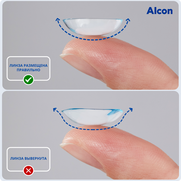 Изображение товара Комплект контактных линз Alcon Total 30 Sph-8.50 R8.4 D14.2 (3шт)