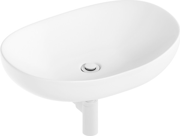 Изображение товара Умывальник Lauter 21502 + клапан 21190W + сифон 21635W (белый матовый)
