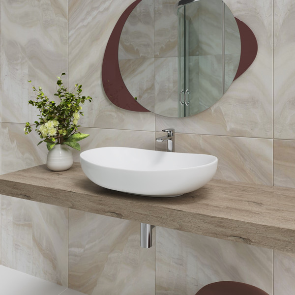 Изображение товара Умывальник Lauter 21502 + клапан 21190G + сифон 21635G (золото)