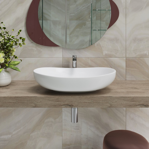 Изображение товара Умывальник Lauter 21502 + клапан 21190G + сифон 21635G (золото)