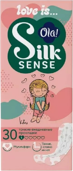 Изображение товара Прокладки ежедневные Ola! Silk Sense Teens Light (30шт)
