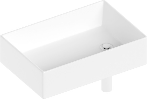 Изображение товара Умывальник Lauter 21518-1 + клапан 21190W + сифон 21635W (белый матовый)