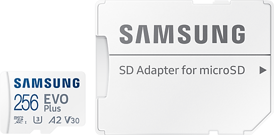 Изображение товара Карта памяти Samsung EVO Plus microSDXC 256GB + адаптер (MB-MC256SA/APC)