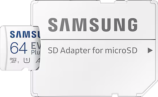 Изображение товара Карта памяти Samsung EVO Plus microSDXC 64GB + адаптер (MB-MC64SA/APC)