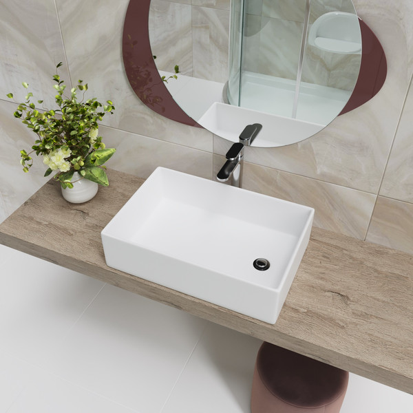 Изображение товара Умывальник Lauter 21518-1 + клапан 21190G + сифон 21635G (золото)