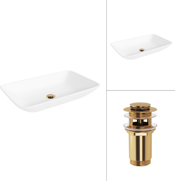 Изображение товара Умывальник Lauter 21540 + клапан 21190G