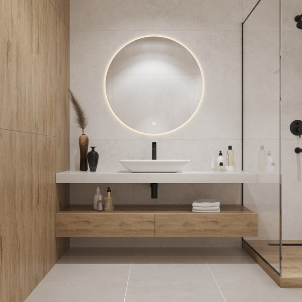 Изображение товара Умывальник Lauter 21540 + клапан 21190W + сифон 21635W (белый матовый)