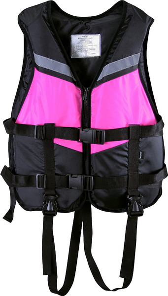 Изображение товара Страховочный жилет Спортивные мастерские Посейдон SM-438 (р.44-50, черно-розовый)