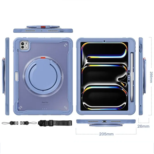 Изображение товара Чехол для планшета G-Case iPad Air 11 2024/Air 2022/2020 / 6602007285G (лавандово-серый)