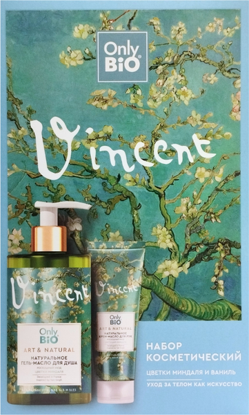 Изображение товара Набор косметики для тела Only Bio №146 Art & Natural Уход за телом как искус. Гель д/д+Крем д/рук (290мл+75мл)