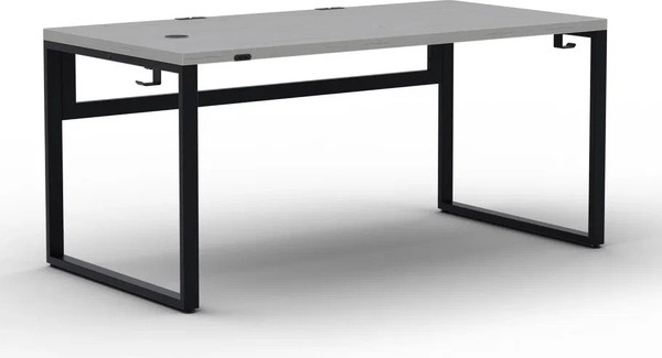 Изображение товара Компьютерный стол Millwood Каир Смарт 160x80x74.2 (дуб белый Craft/металл черный)