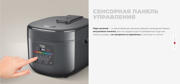 Изображение товара Мультиварка Redmond MC100S (серый)