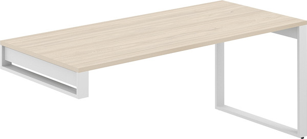 Изображение товара Письменный стол Norden 180x80x75 / AG.001.AR.72.WH (белый/акация равелло)