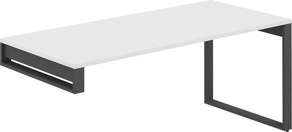 Изображение товара Письменный стол Norden 180x80x75 / AG.001.WH.72.AN (антрацит/белый)