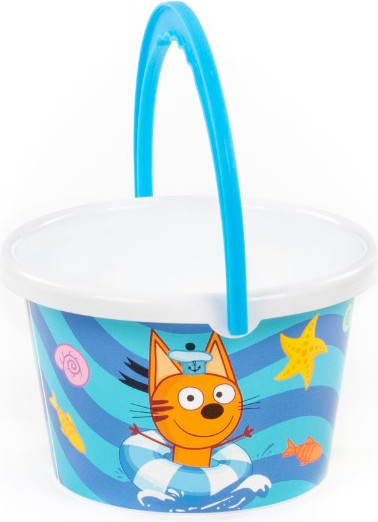 Изображение товара Ведерко для игры в песочнице Полесье Три Кота / 81377