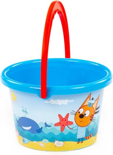 Изображение товара Ведерко для игры в песочнице Полесье Три Кота / 81377