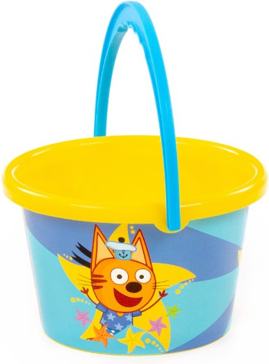 Изображение товара Ведерко для игры в песочнице Полесье Три Кота / 81377