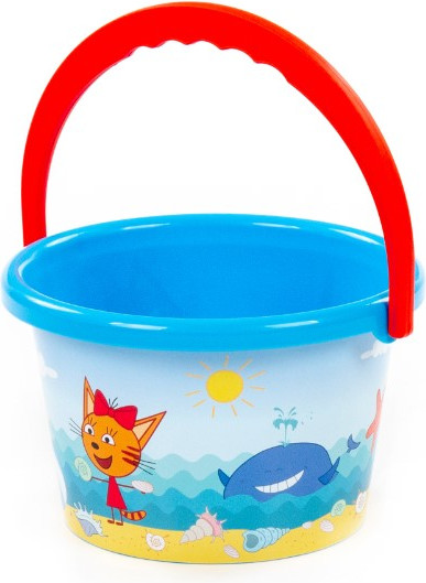 Изображение товара Ведерко для игры в песочнице Полесье Три Кота / 81377