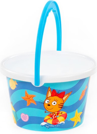 Изображение товара Ведерко для игры в песочнице Полесье Три Кота / 81377