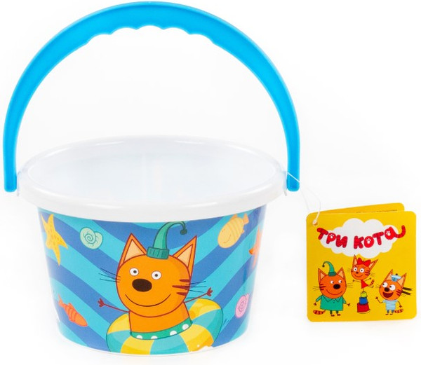 Изображение товара Ведерко для игры в песочнице Полесье Три Кота / 81377