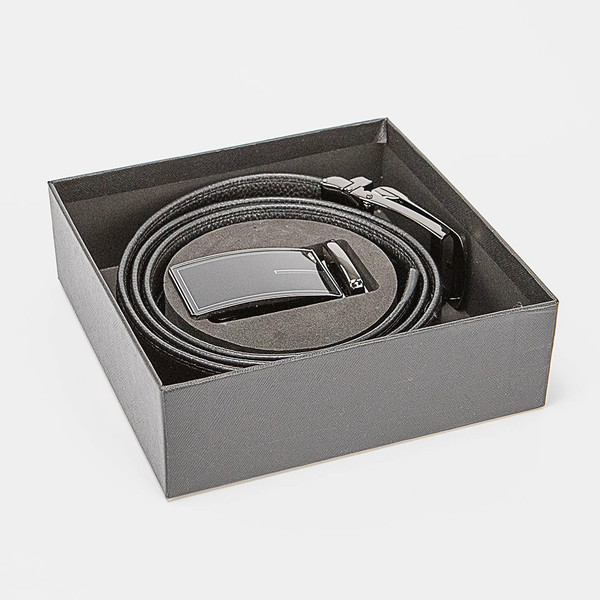 Изображение товара Ремень мужской Poshete 839-CT-1A-L-BLK (черный)