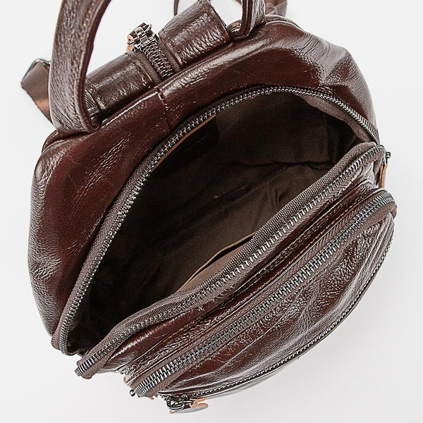 Изображение товара Рюкзак Poshete 921-0168W-DBW (темно-коричневый)