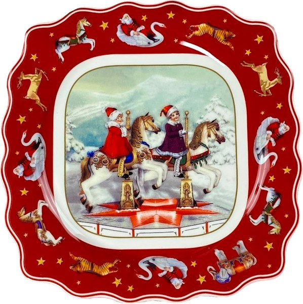 Изображение товара Набор тарелок Lenardi Новый год 305-179 (6шт)