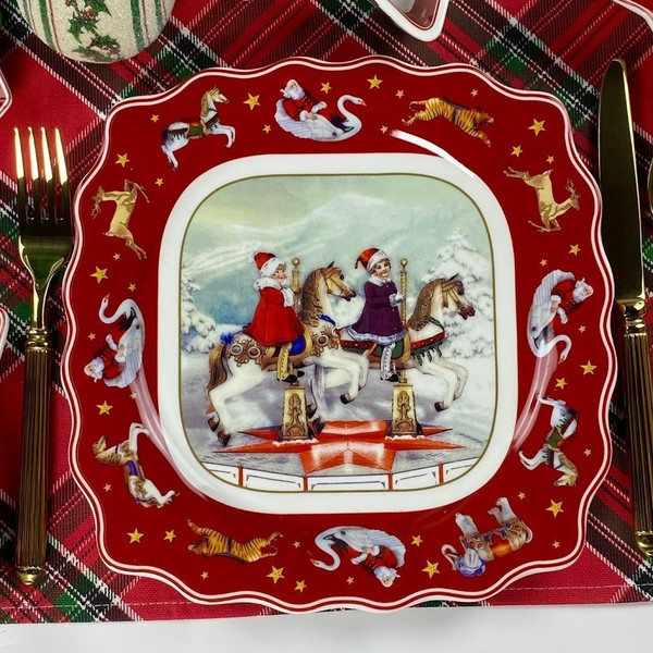 Изображение товара Набор тарелок Lenardi Новый год 305-179 (6шт)