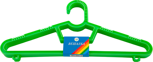 Изображение товара Набор пластиковых вешалок-плечиков Полимербыт 4323700 (3шт)