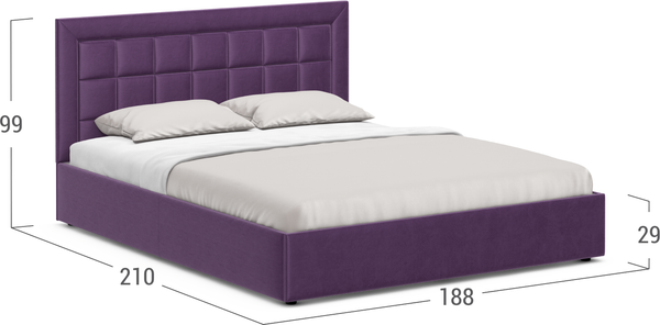 Изображение товара Двуспальная кровать Moon Family 1251 / К005443