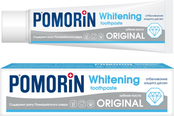 Изображение товара Зубная паста Pomorin Original Отбеливание (100мл)