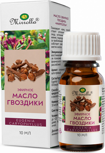 Изображение товара Эфирное масло Mirrolla Гвоздика (10мл)