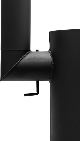 Изображение товара Печь-мангал Chugun Invest Усиленная 2мм (22л, с дымоходом и зольником)