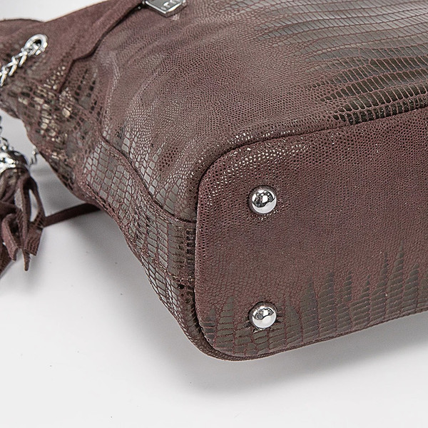 Изображение товара Сумка Poshete 857-3262-1-A238DBW (темно-коричневый)