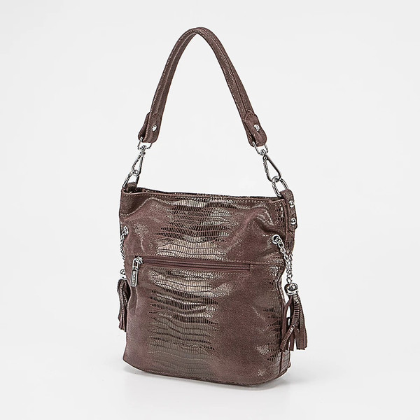 Изображение товара Сумка Poshete 857-3262-1-A238DBW (темно-коричневый)