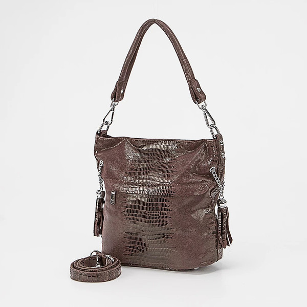 Изображение товара Сумка Poshete 857-3262-1-A238DBW (темно-коричневый)