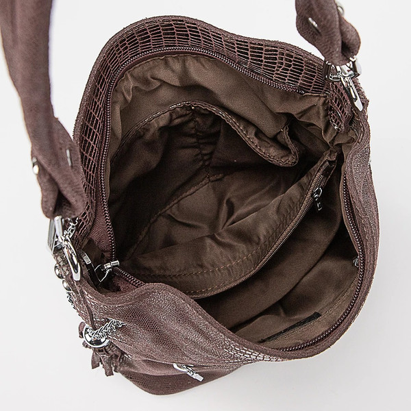 Изображение товара Сумка Poshete 857-3262-1-A238DBW (темно-коричневый)