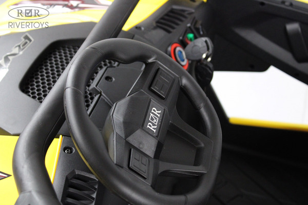 Изображение товара Детский автомобиль RiverToys C777CC (желтый)