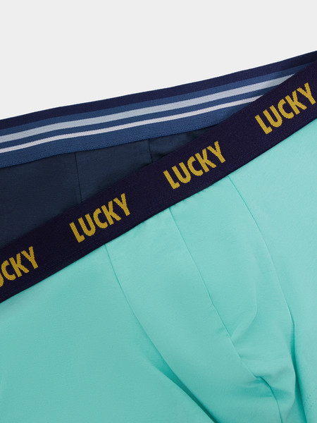 Изображение товара Комплект мужских трусов Mark Formelle 411215-2 (р.90-100, голубая мята/морская глубина)