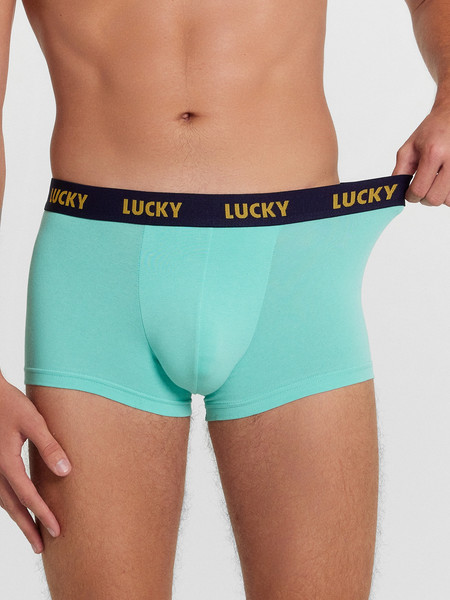 Изображение товара Комплект мужских трусов Mark Formelle 411215-2 (р.90-100, голубая мята/морская глубина)