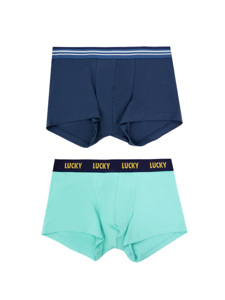 Изображение товара Комплект мужских трусов Mark Formelle 411215-2 (р.90-100, голубая мята/морская глубина)