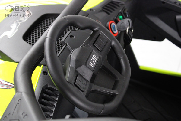 Изображение товара Детский автомобиль RiverToys C777CC (зеленый)