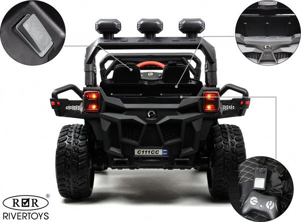 Изображение товара Детский автомобиль RiverToys C111CC (белый)